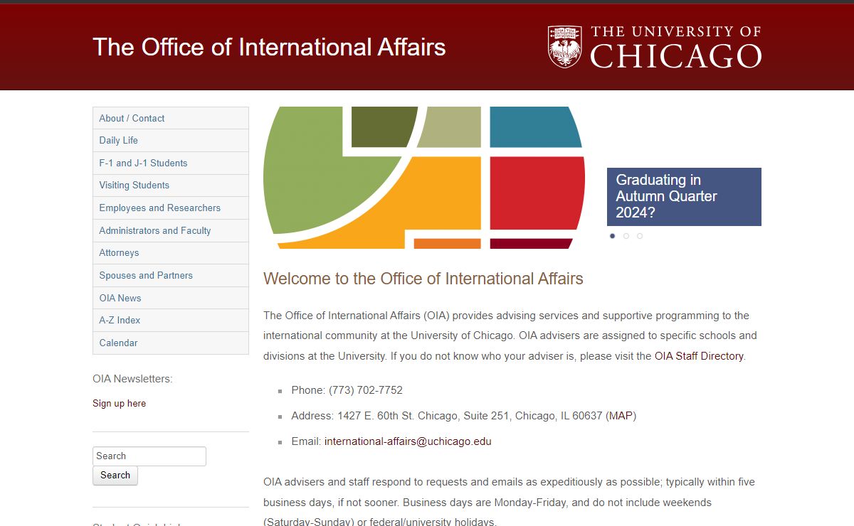 The Office of International Affairs | The University of Chicago