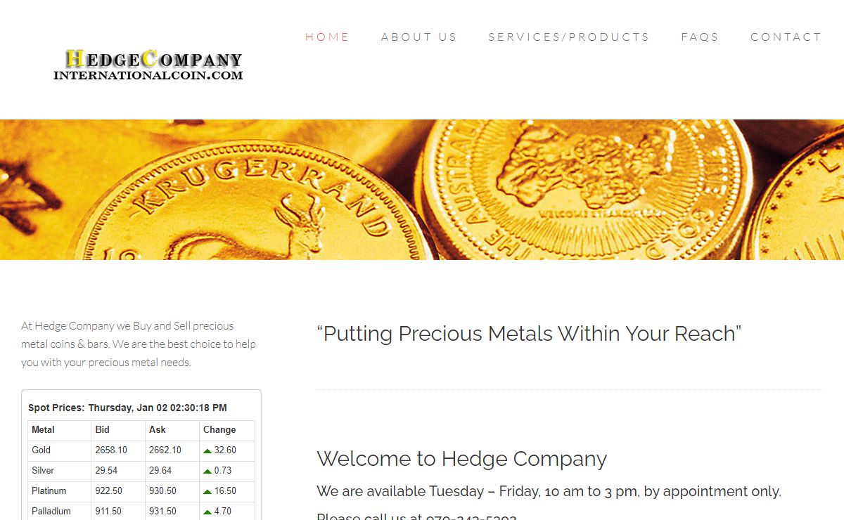 Hedge Company – International Coin