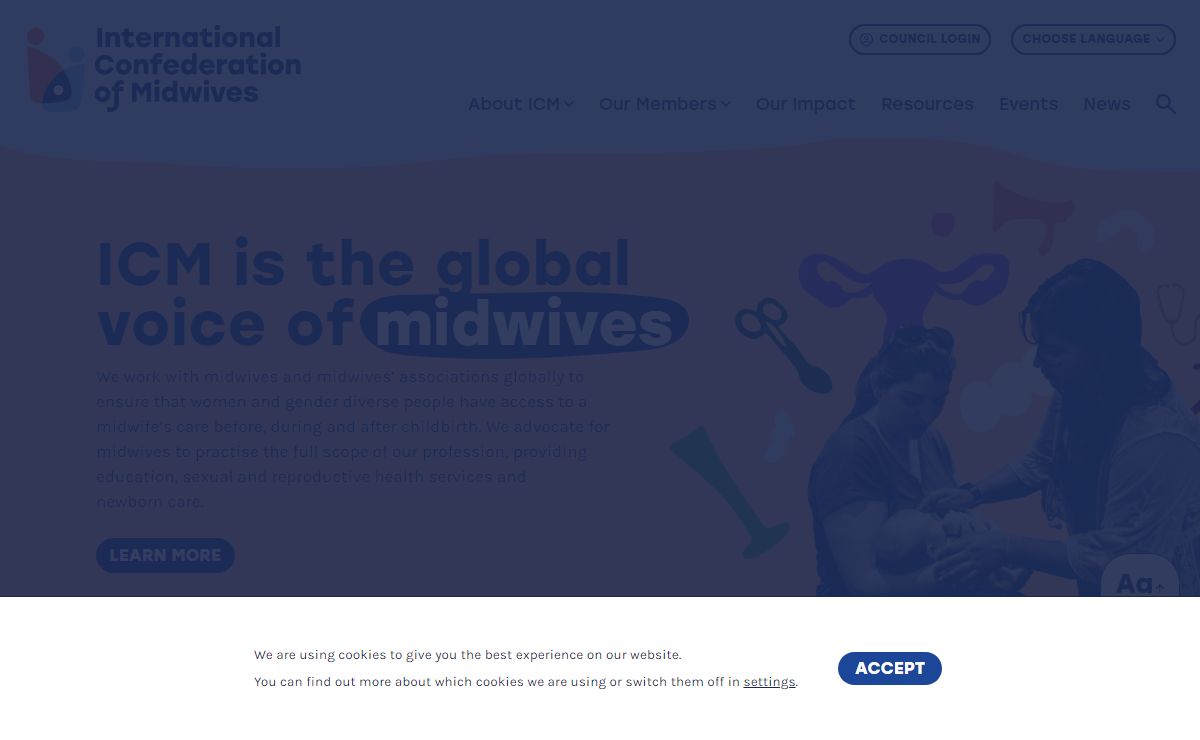 International Confederation of Midwives | Strengthening midwives and midwives’ associations globally.