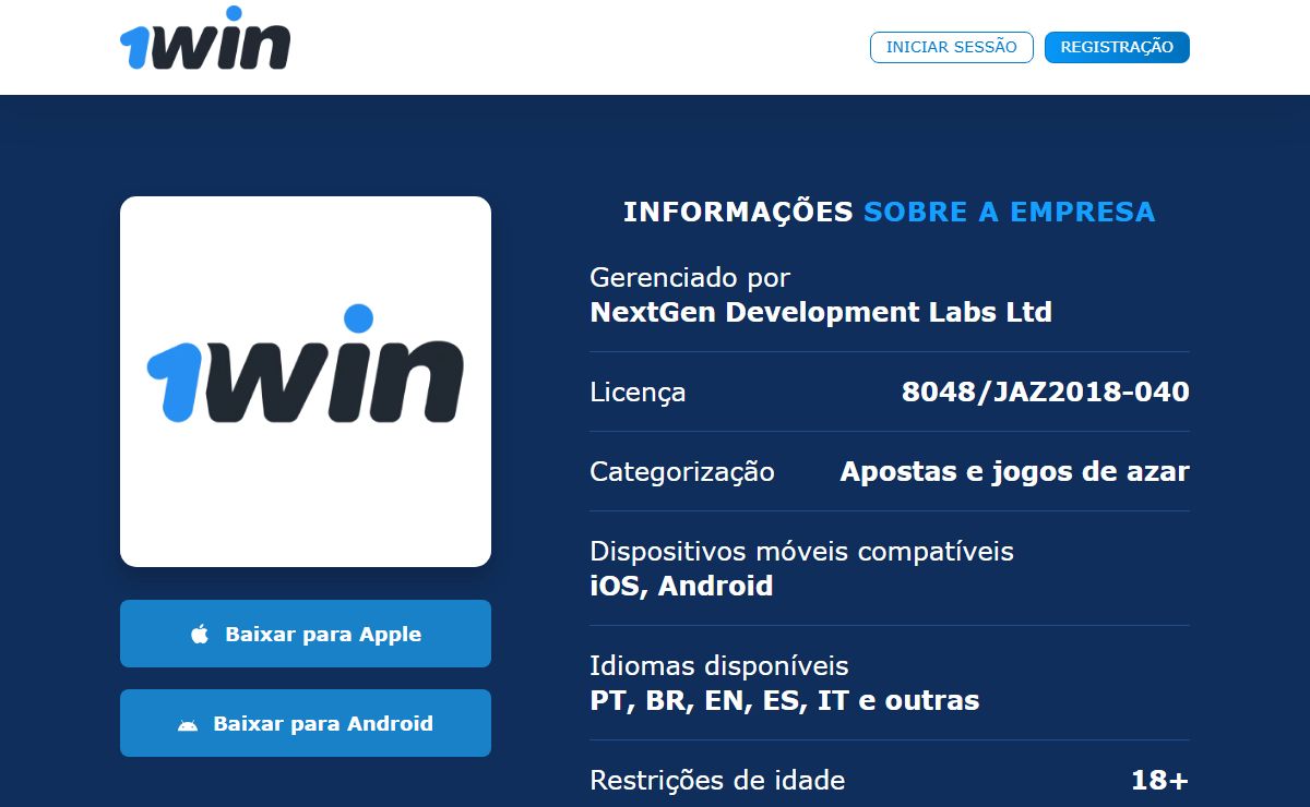 1WIN Brasil - Sua Plataforma Confiável para Apostas e Jogos