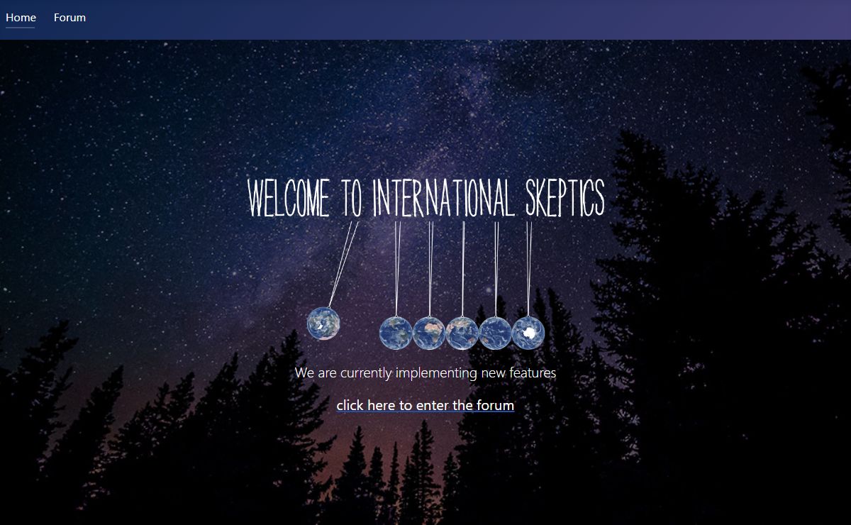 Welcome to International Skeptics