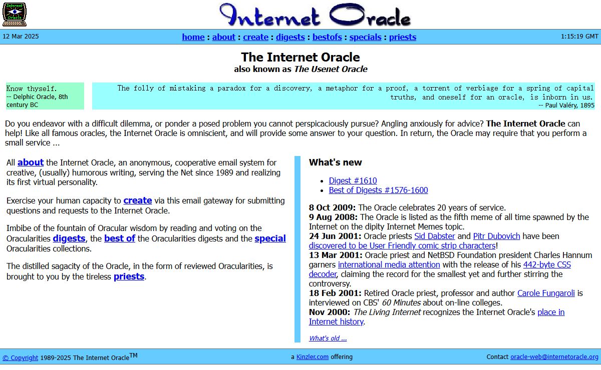 Internet Oracle