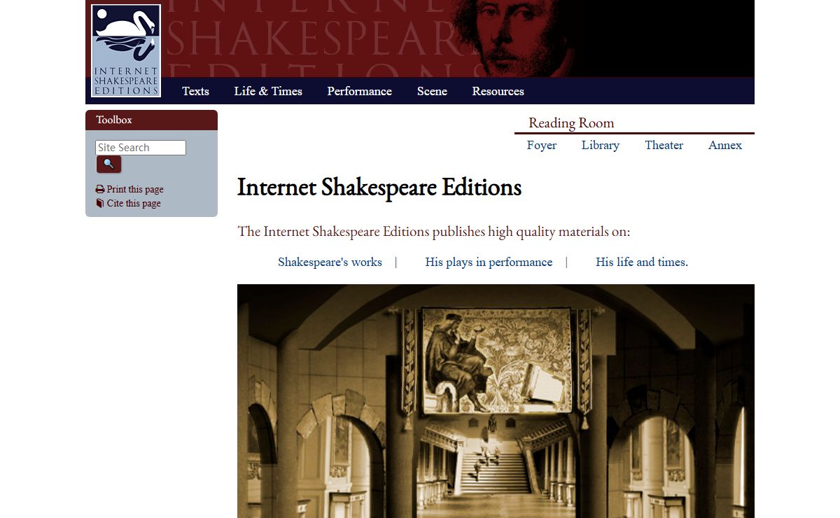 Internet Shakespeare Editions :: Internet Shakespeare Editions