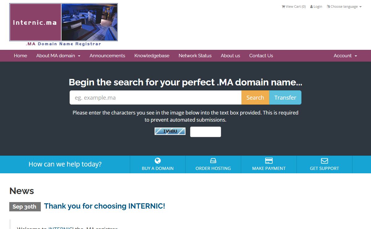 Portal Home - Internic.ma
