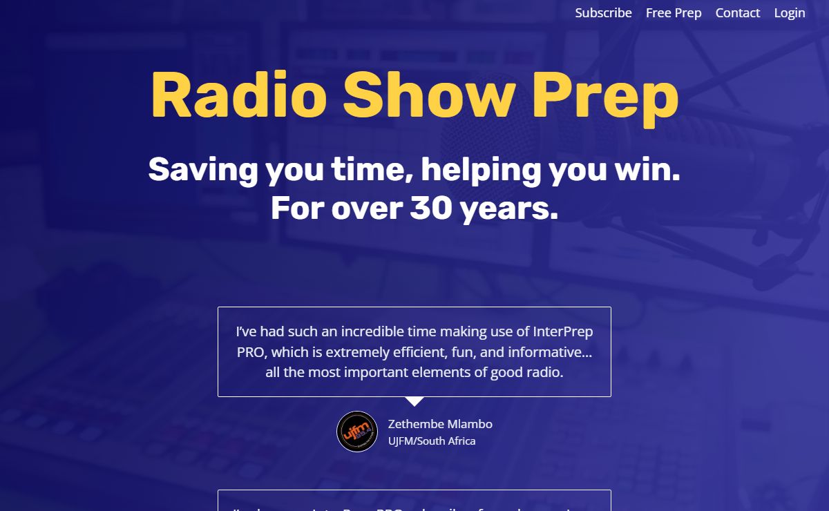 InterPrep – Free radio show prep and country music news