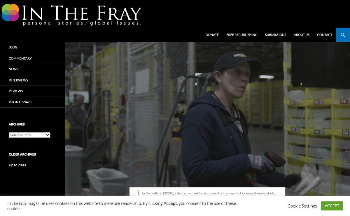In The Fray - personal stories. global issues.