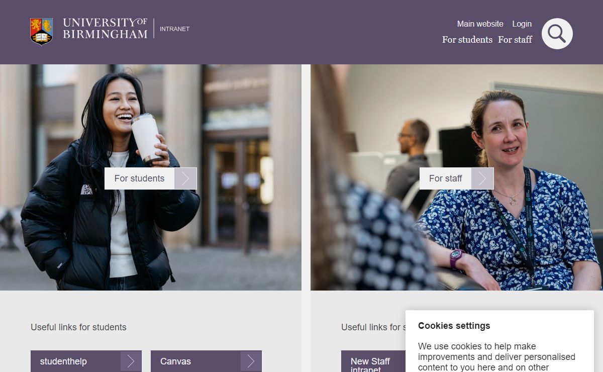 Intranet home