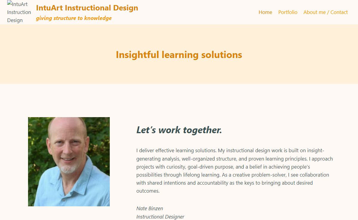 IntuArt Instructional Design – giving structure to knowledge