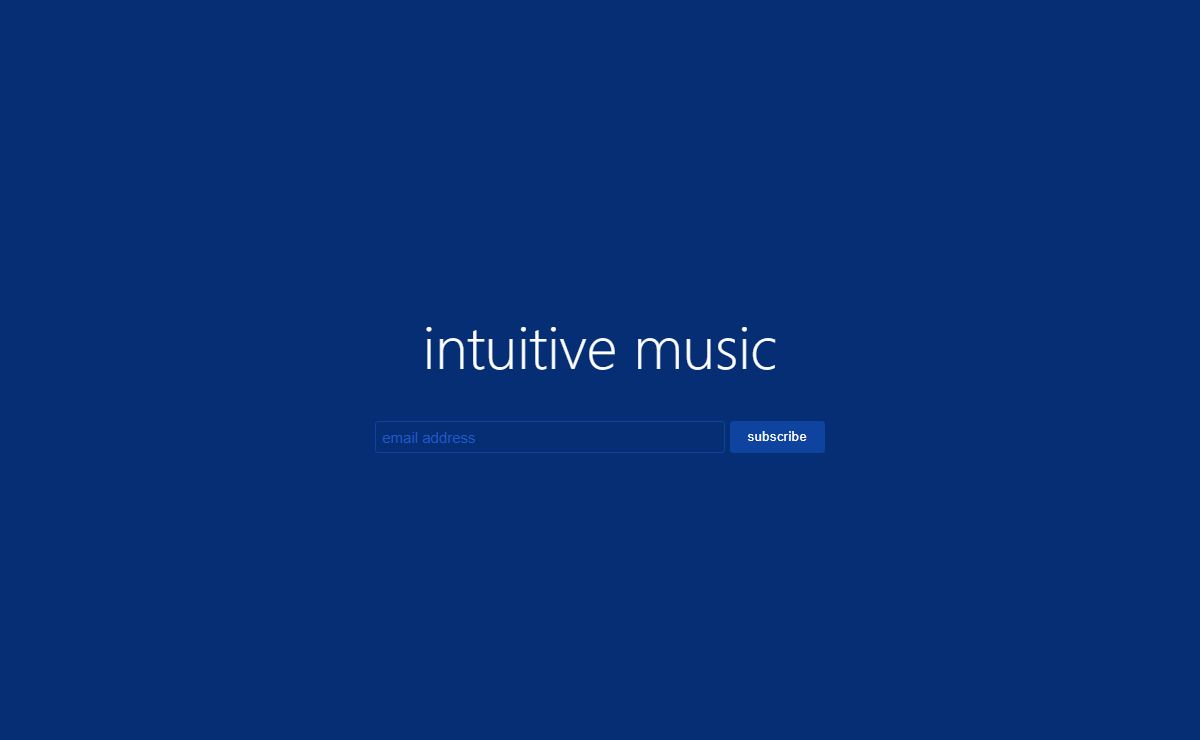 Intuitive Music