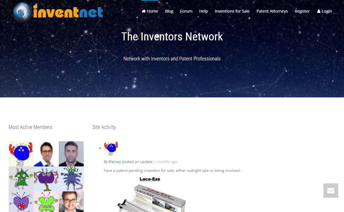 InventNET - The Inventors Network, learn about inventing, learn about US patent application