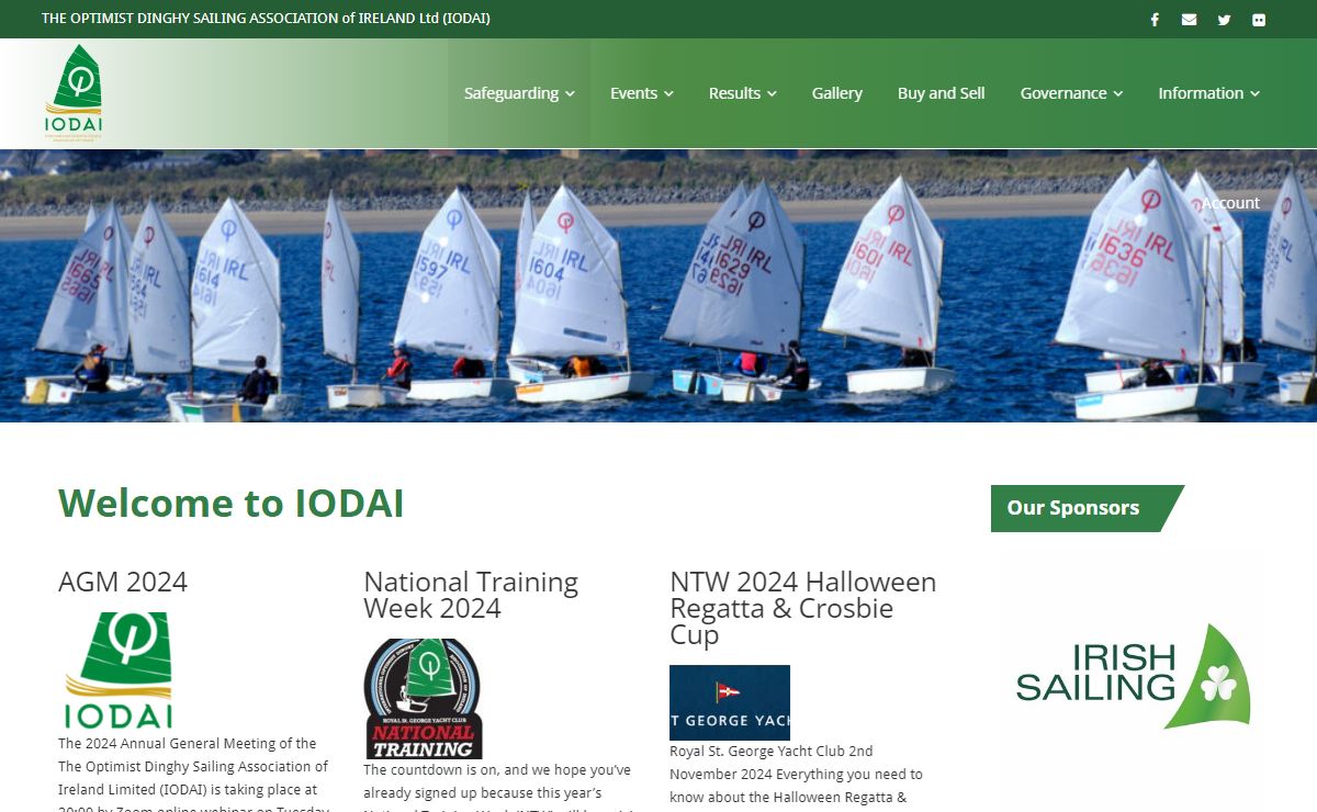 IODAI | Irish Optimist Class, Junior Sailing