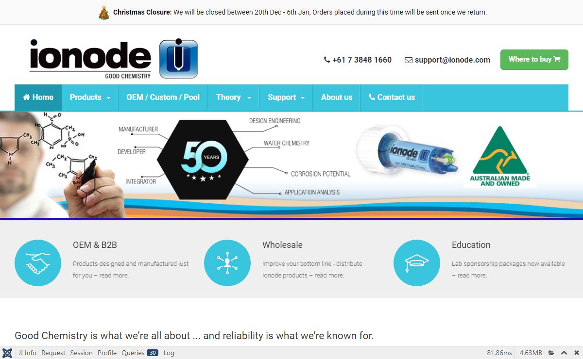 Ionode Electrodes - Homepage