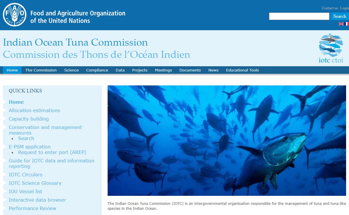 IOTC | Indian Ocean Tuna Commission / Commission des Thons de l'Océan Indien
