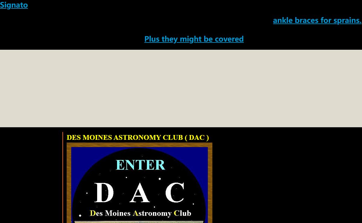 DES MOINES ASTRONOMY CLUB ( DAC )