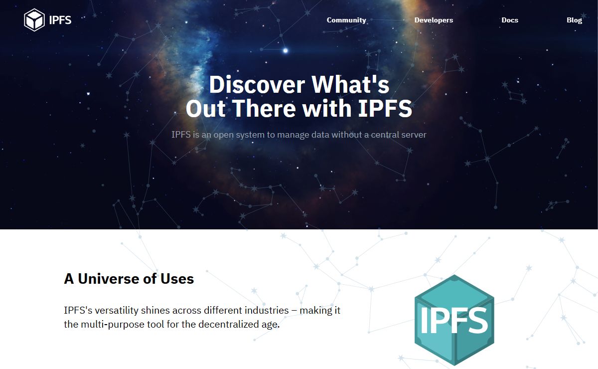 An open system to manage data without a central server | IPFS