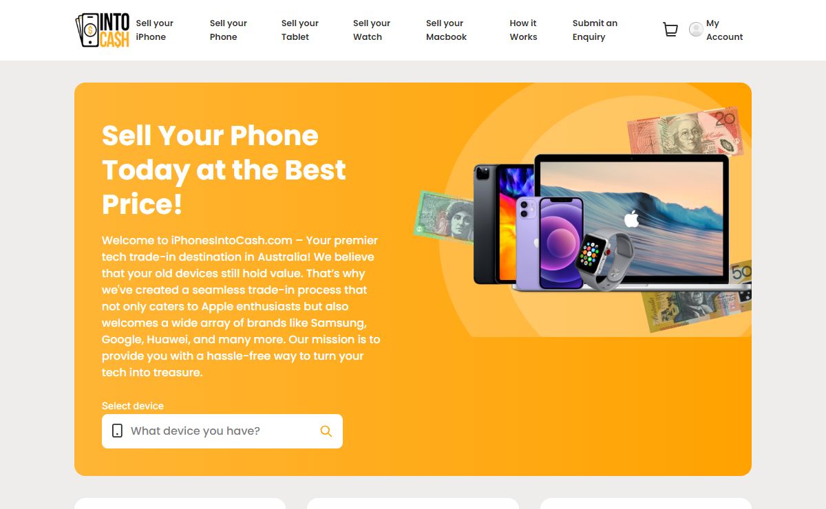 Sell Your Phone - Trade in Your iPhone | iPhonesIntoCash
