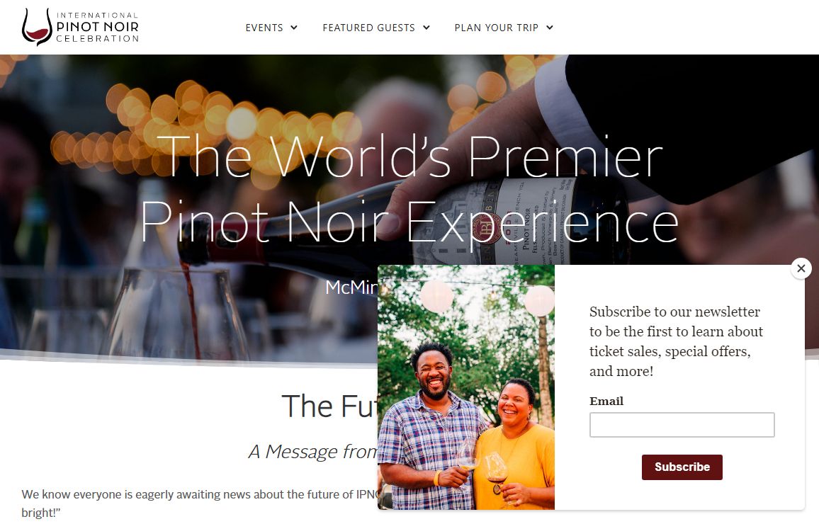 Home - International Pinot Noir Celebration