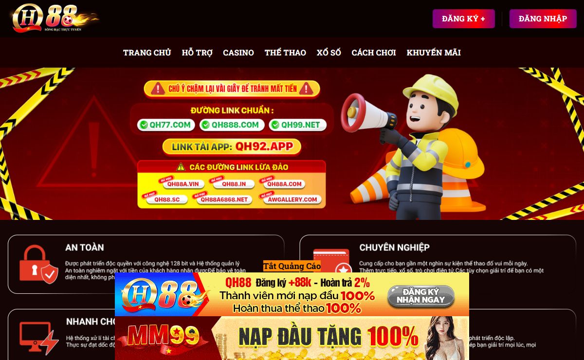 QH88.COM - Link Khuyến Mãi Đăng Ký QH88 Nạp 123K