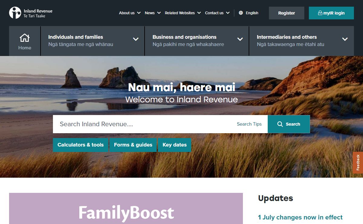 Inland Revenue - Te Tari Taake