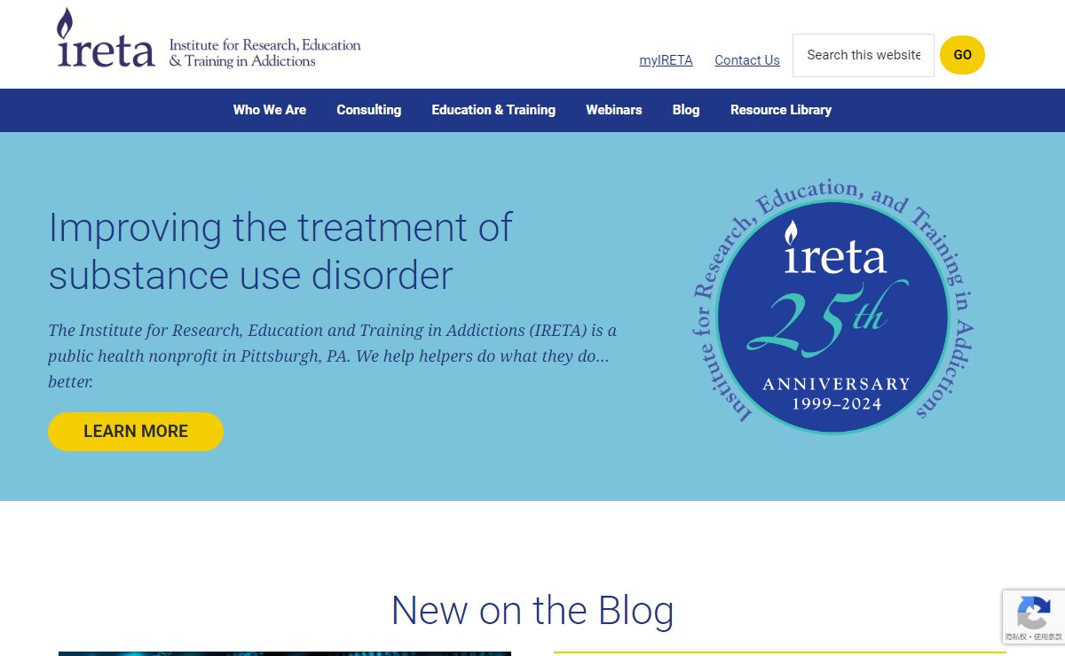 Addiction Research, Education and Training | IRETA