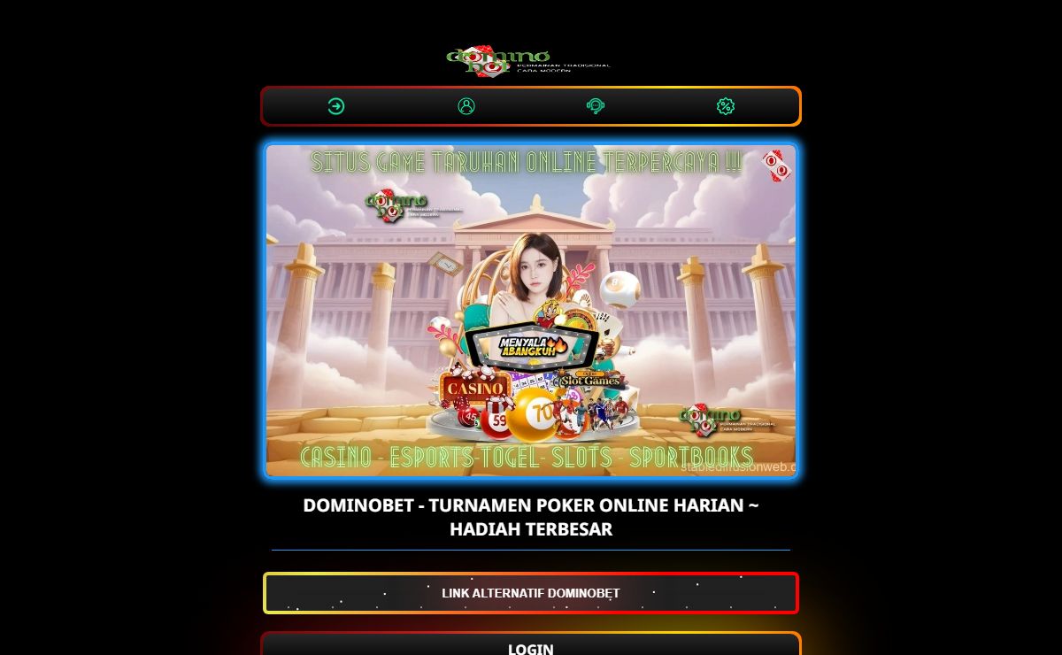 DominoBet - Turnamen Poker Online Harian ~ Hadiah Terbesar