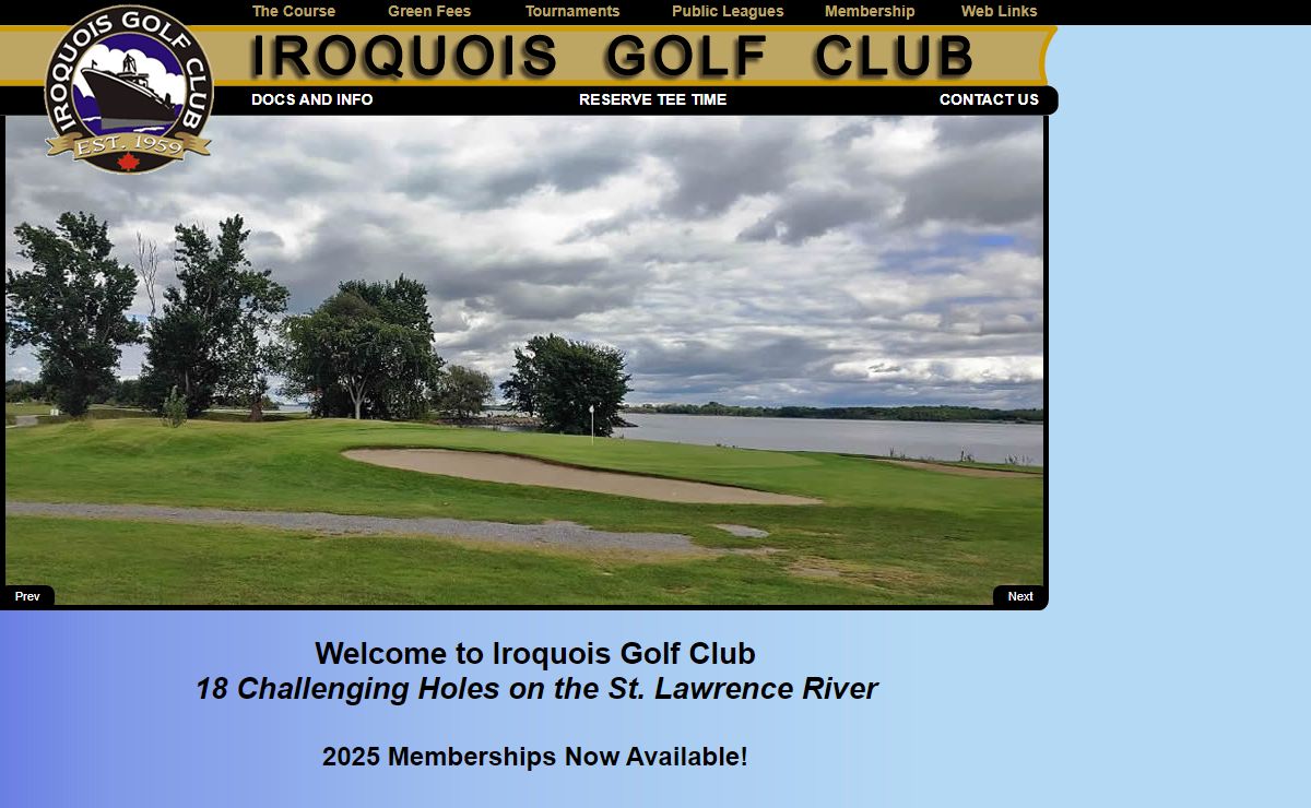 Iroquois Golf Club - Home Page