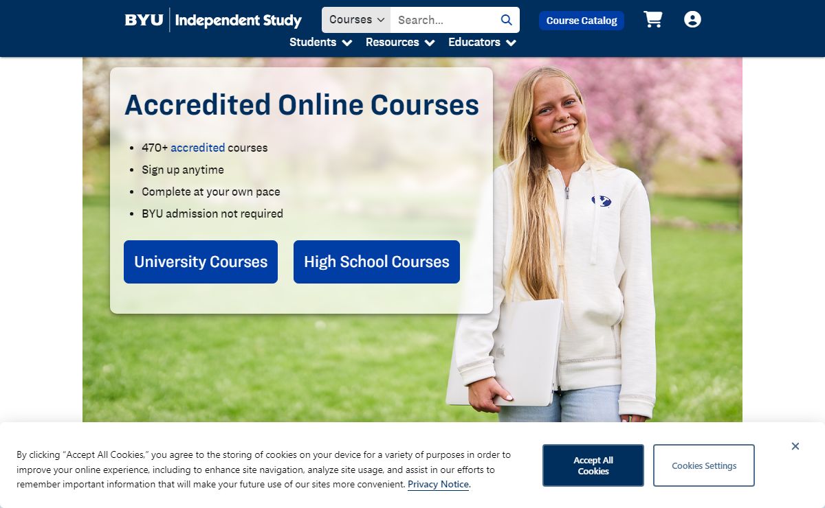Accredited Online Courses | BYU Independent Study