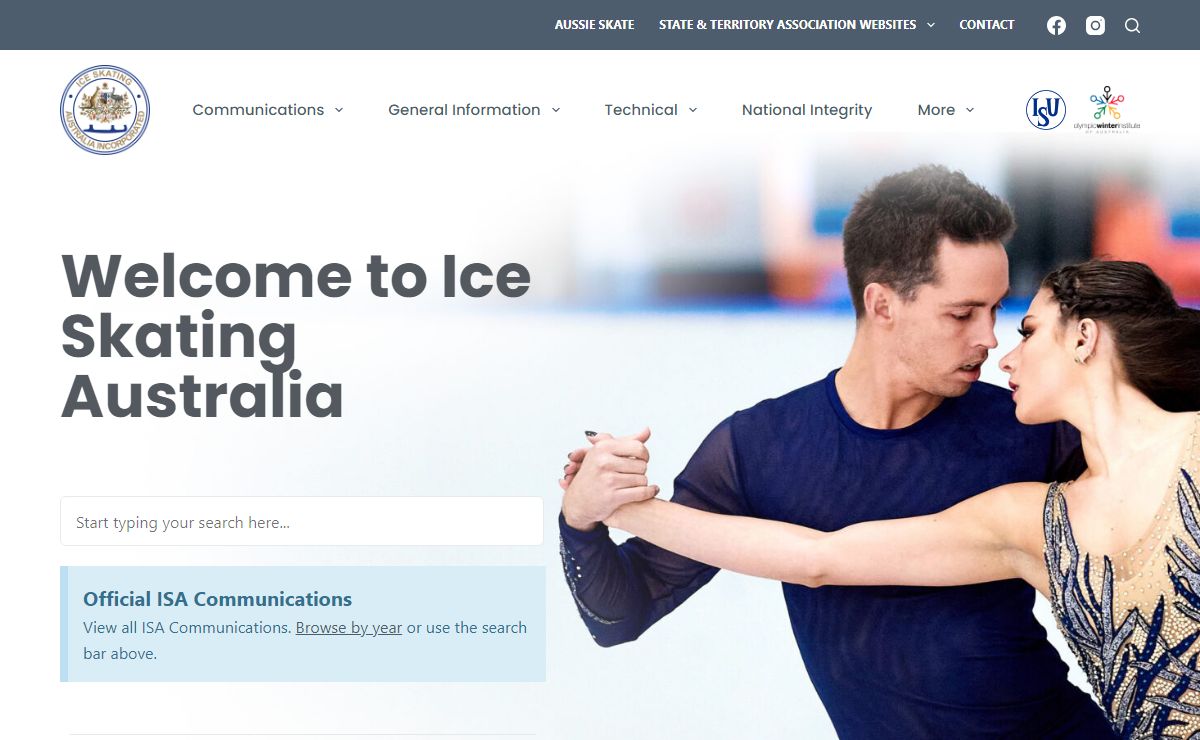 Ice Skating Australia | Official Website – Ice Skating Australia Incorporated