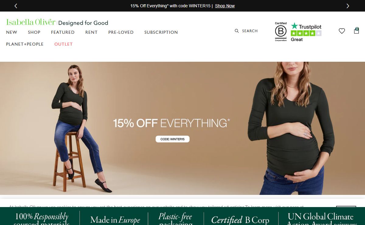 Isabella Oliver | Responsible Maternity clothing – Isabella Oliver UK