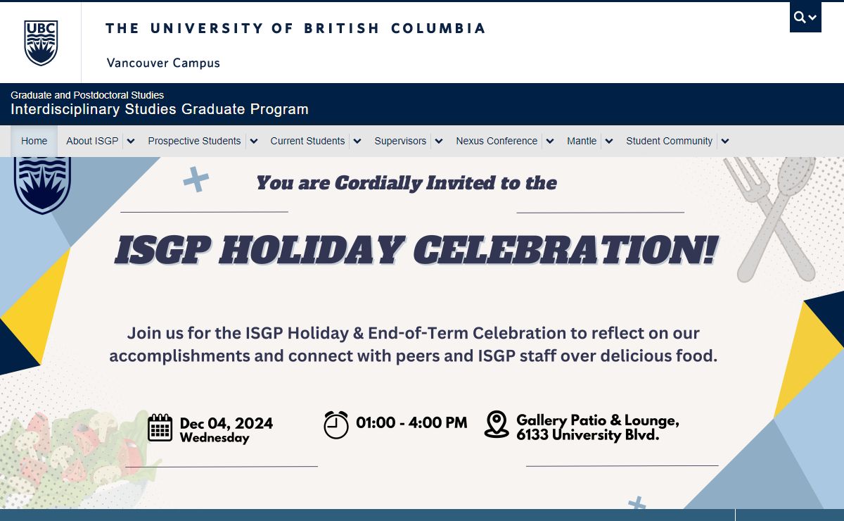 Homepage - Interdisciplinary Studies Graduate Program