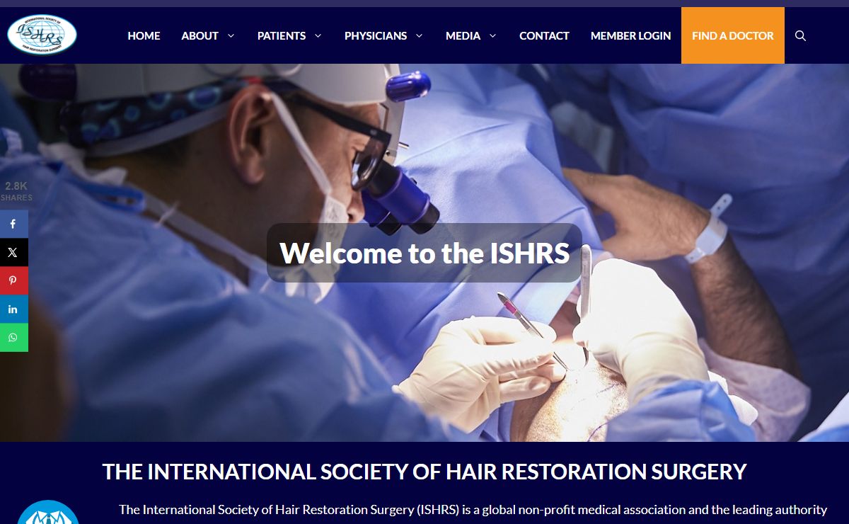 International Society of Hair Restoration Surgery - ISHRS