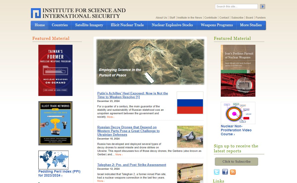 Institute for Science and International Security