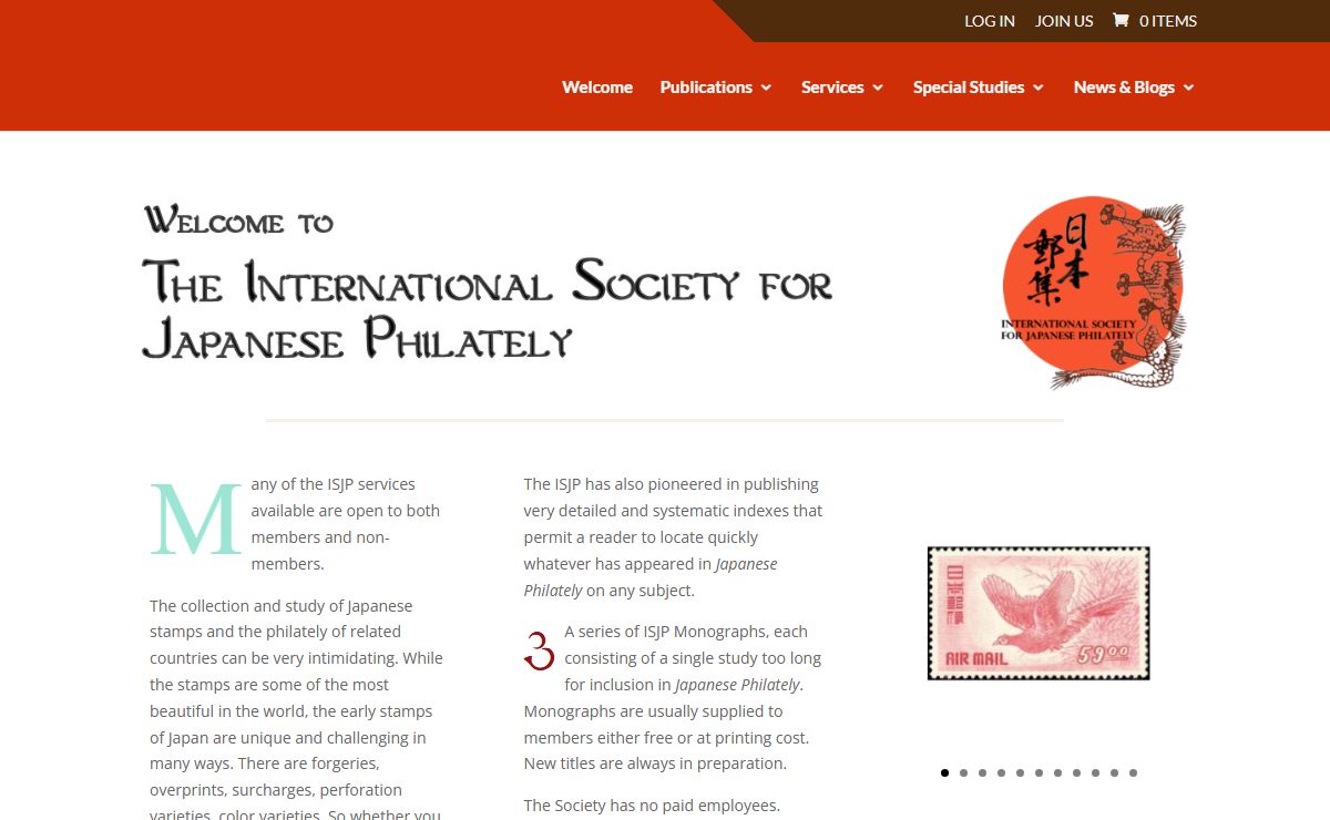 ISJP | International Society for Japanese Philately