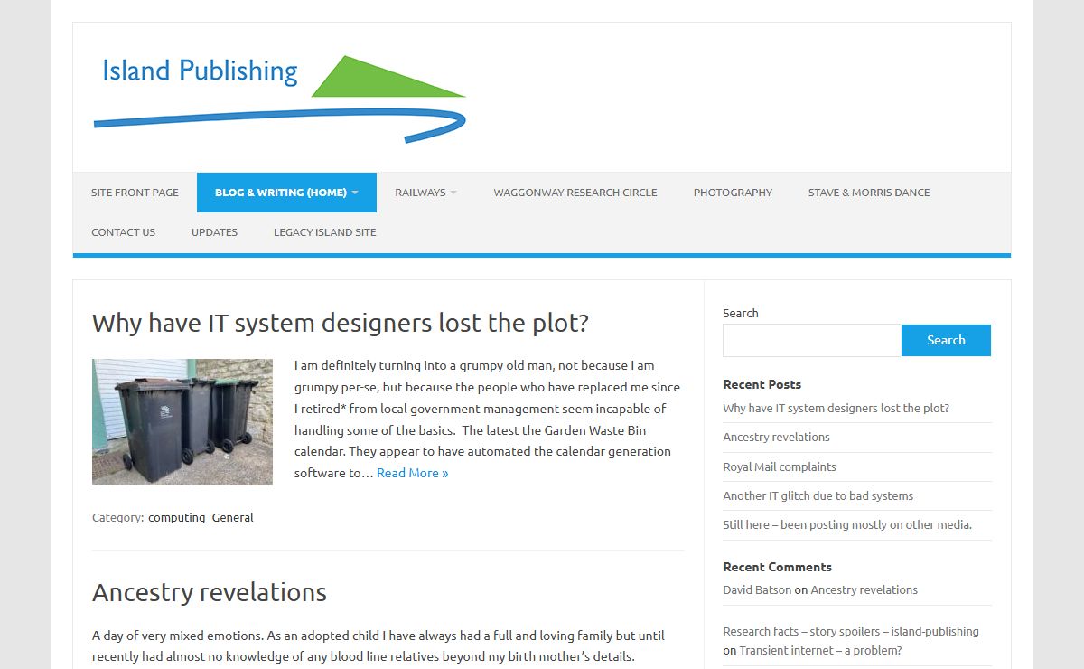 island-publishing – Website for John New Transport Historian/Photographer, writer and hobby modeller