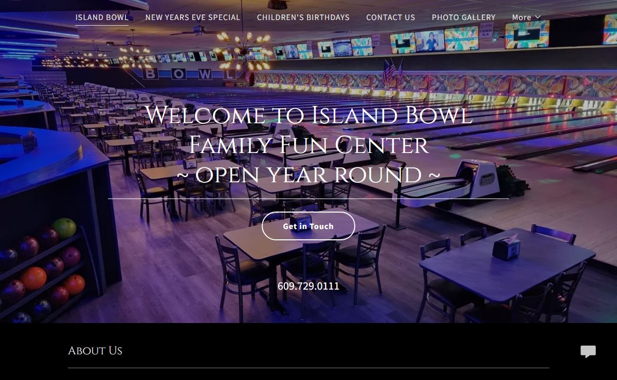 Bowling Alley, Family Fun Center - ISLAND BOWL - Wildwood, New Jersey