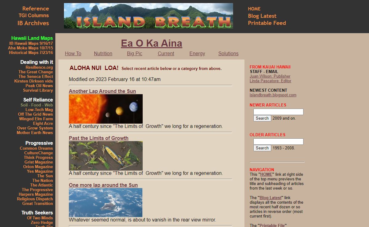 Island Breath - Ea O Ka Aina