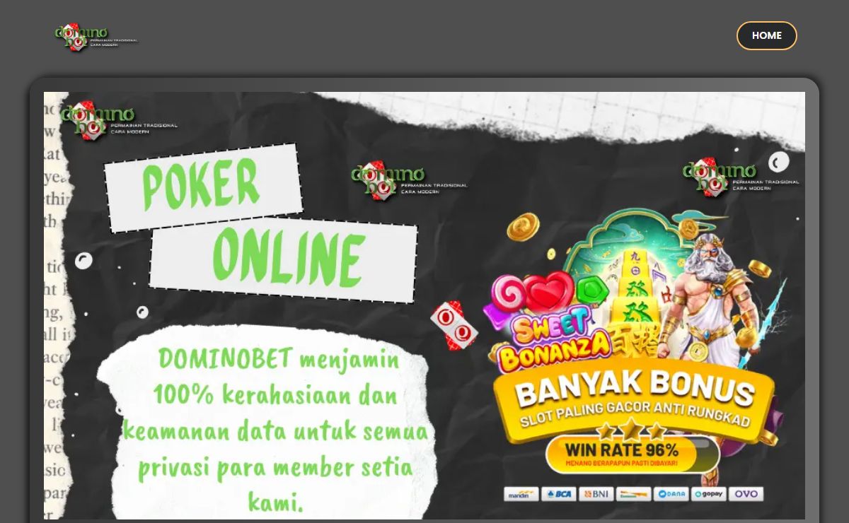 DominoBet - Poker Online Indonesia - Poker Paling Gacor