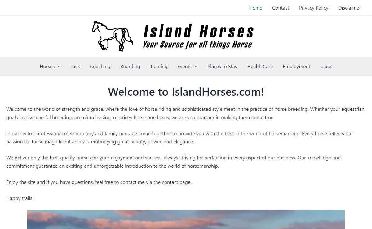 Island Horses