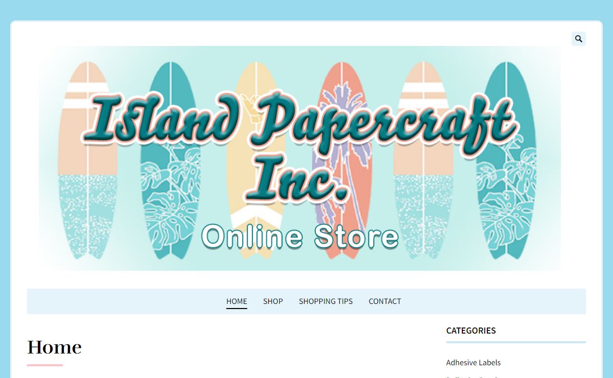 Island Paper Craft – Hawaiian and local themed stationery products