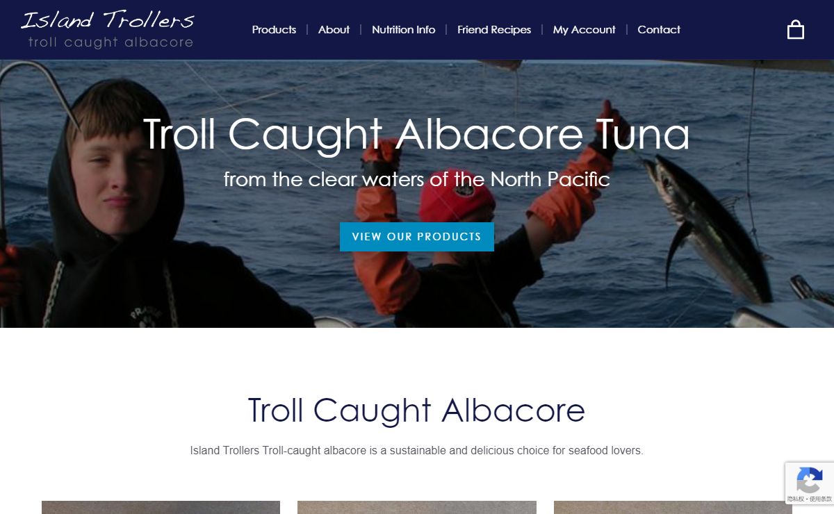 Wild pacific sashimi grade troll caught albacore - Island Trollers