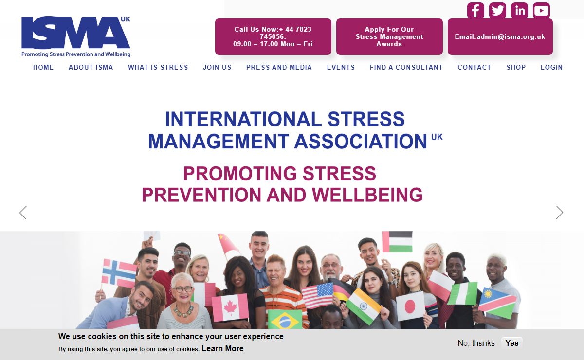 Home | ISMA Stress Management Association