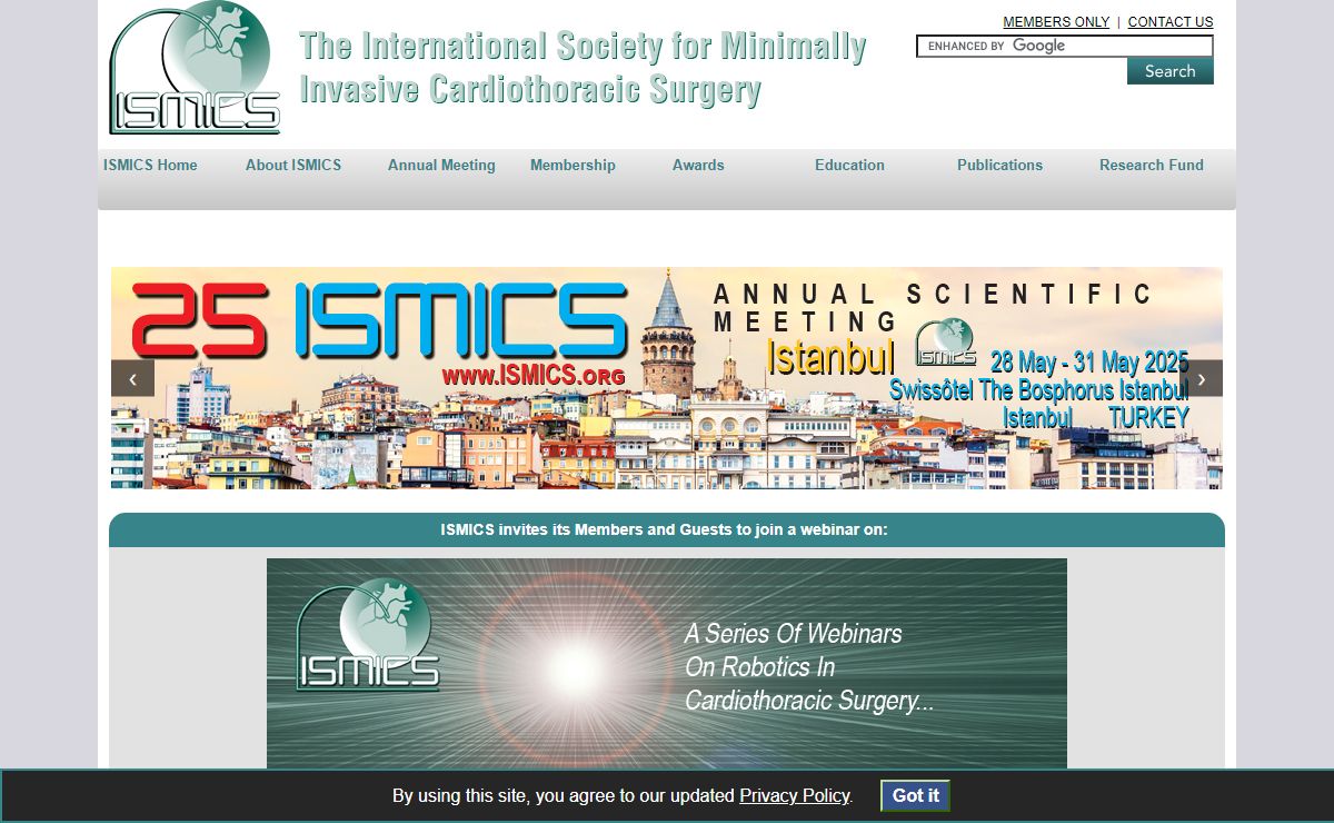 ISMICS - International Society for Minimally Invasive Cardiothoracic Surgery