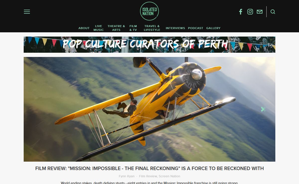 Isolated Nation | Perth | Culture | Music | Film