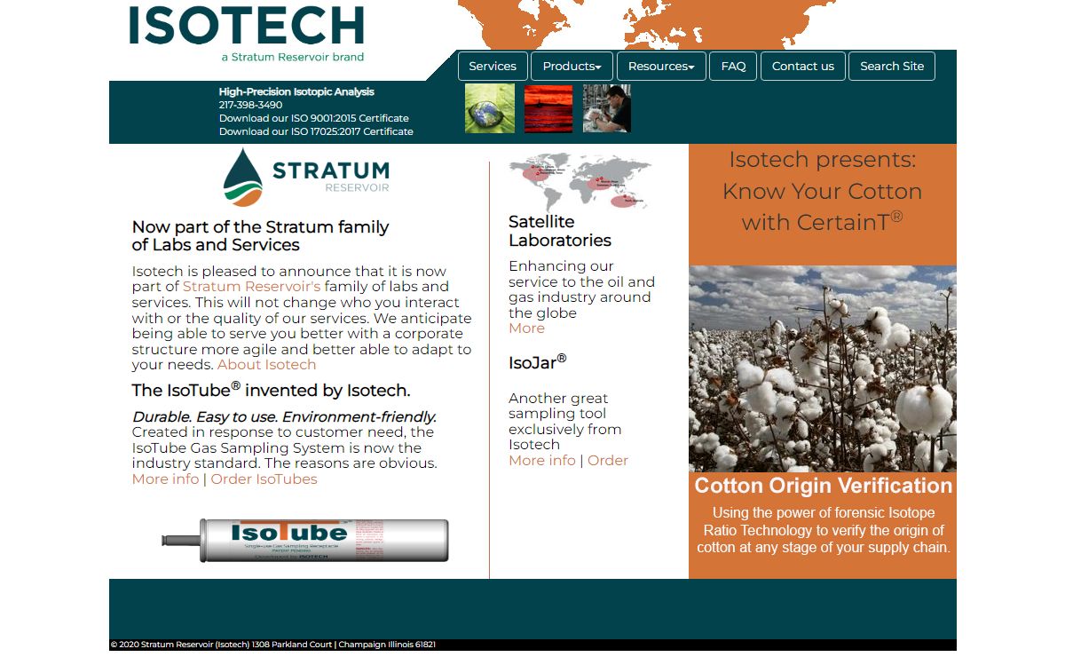 Isotech | Stable Isotope Analysis