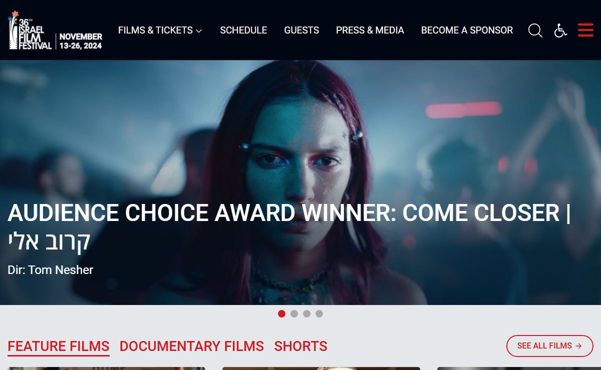 Homepage - Israel Film Festival