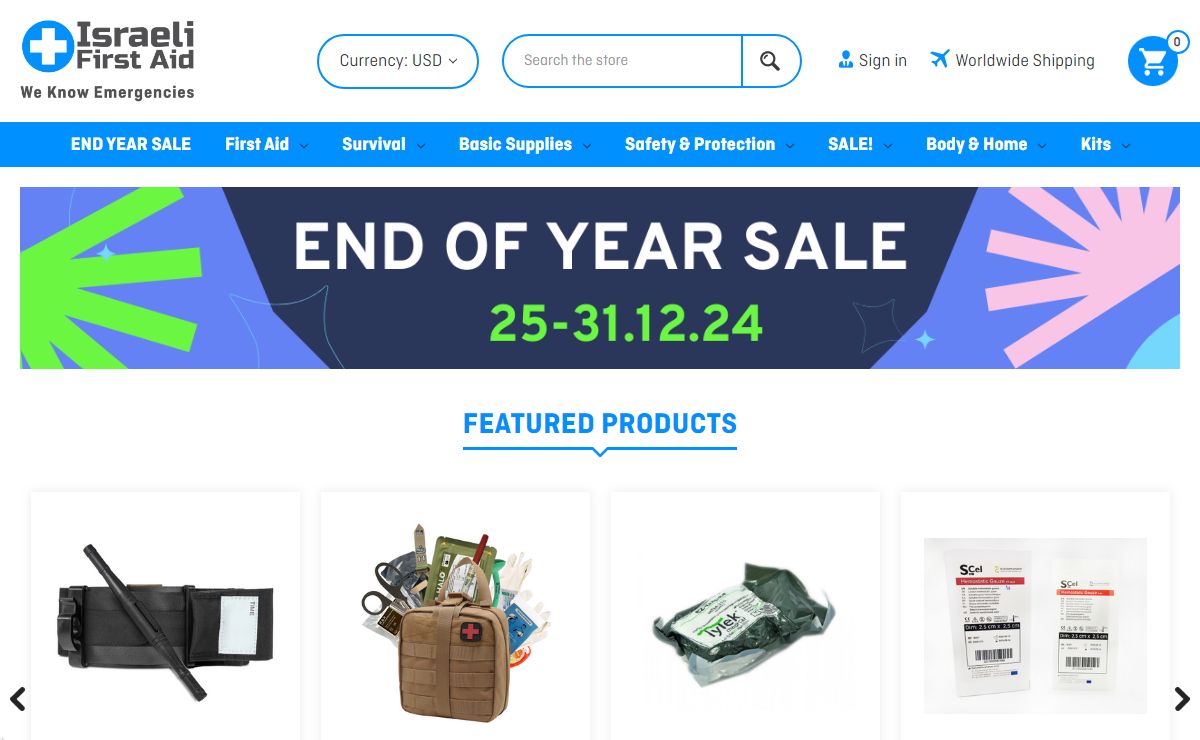 Buy Israeli Bandages and More
