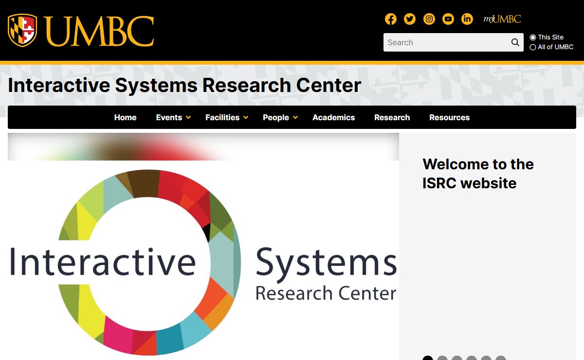 Interactive Systems Research Center – UMBC