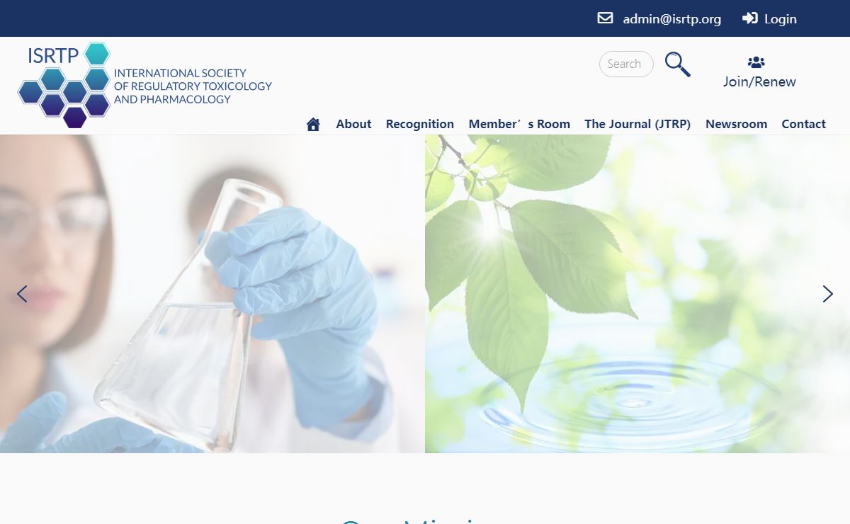 ISRTP – International Society of Regulatory Toxicology and Pharmacology