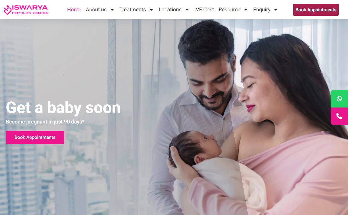 Best IVF Treatment India - Iswarya Fertility and IVF Center