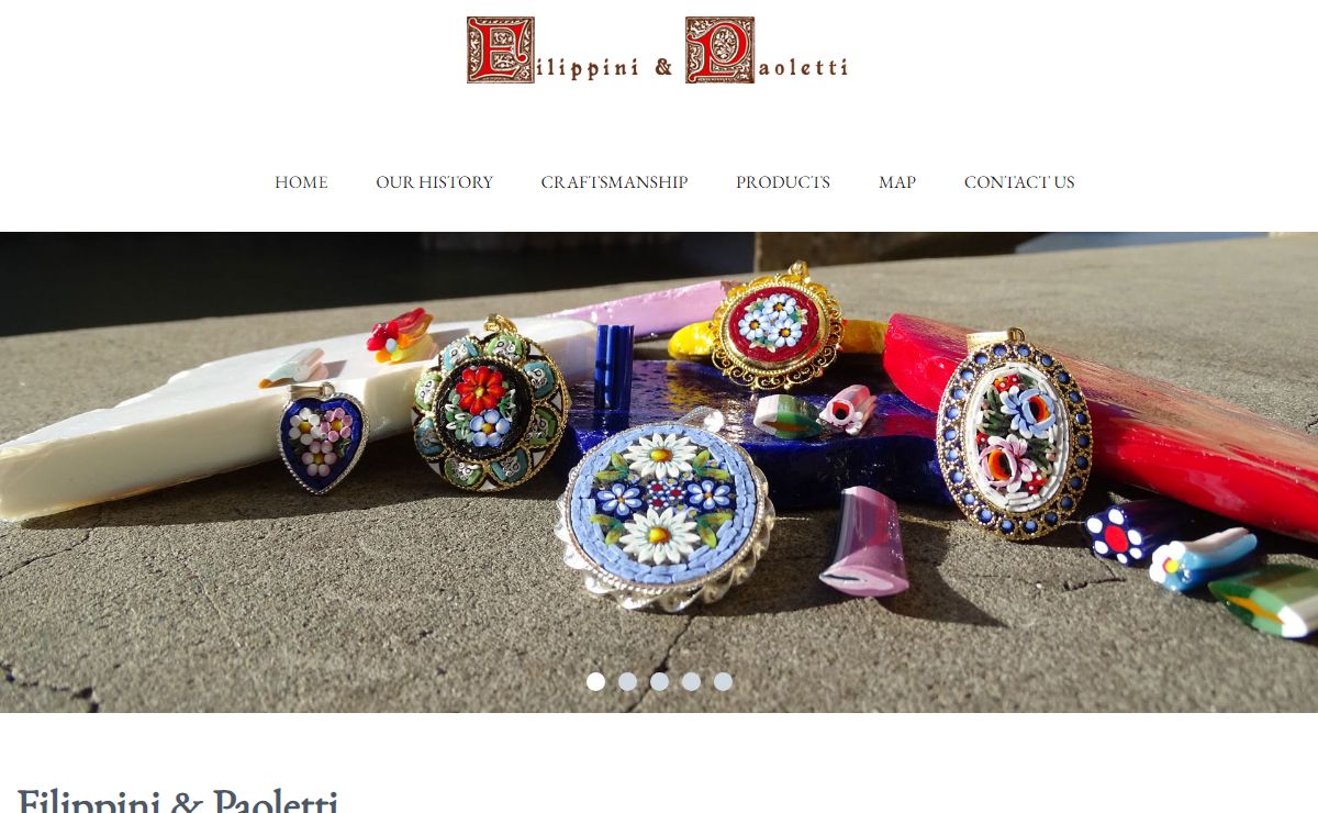 Murano Glass Mosaic Crafts from Florence – Byzantine Mosaics – Filippini&Paoletti | Murano Glass Mosaic Jewelry crafts made in Italy